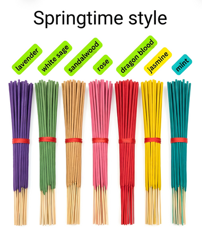 7 ensembles de 140 bâtons d'encens