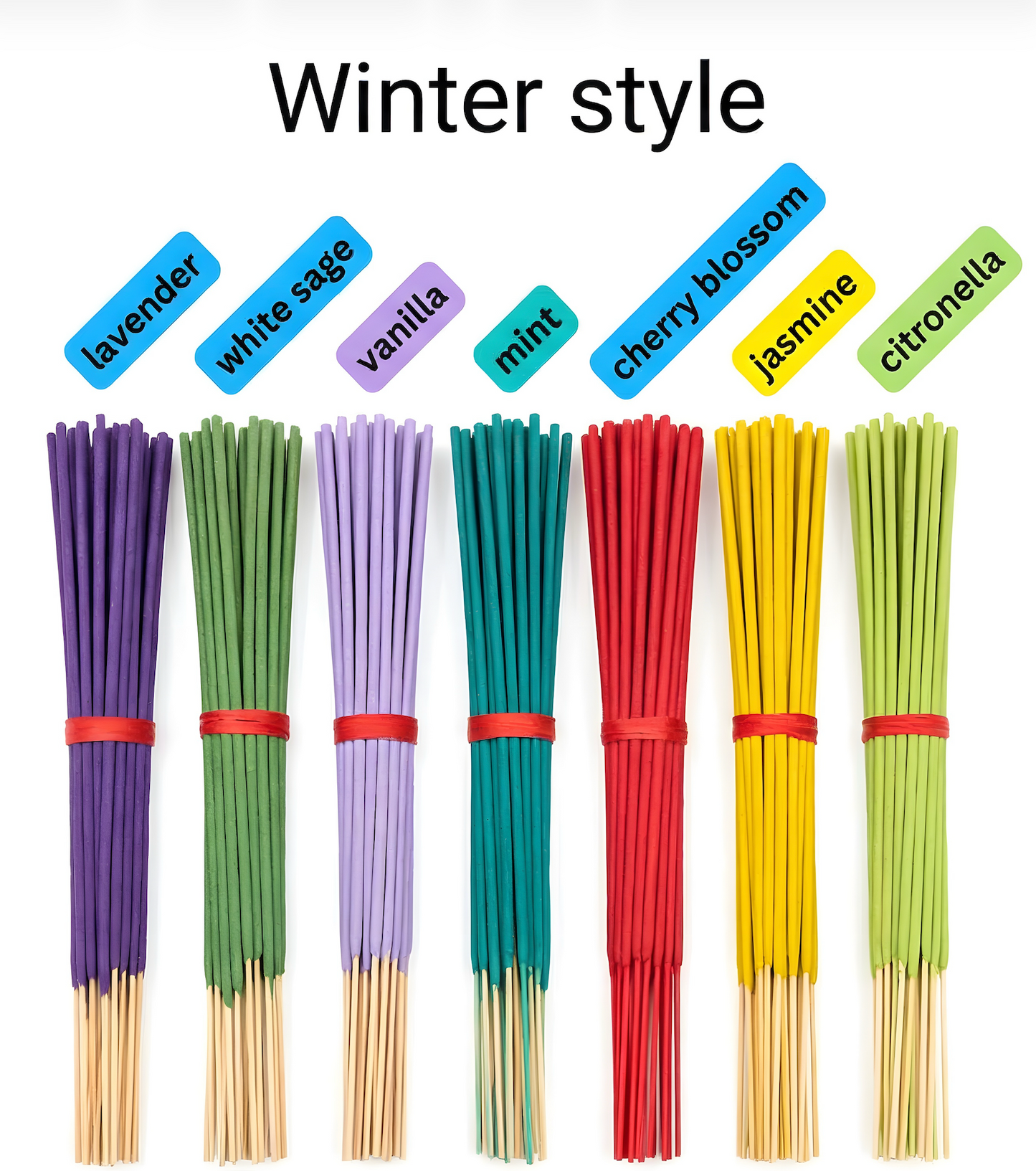 7 ensembles de 140 bâtons d'encens