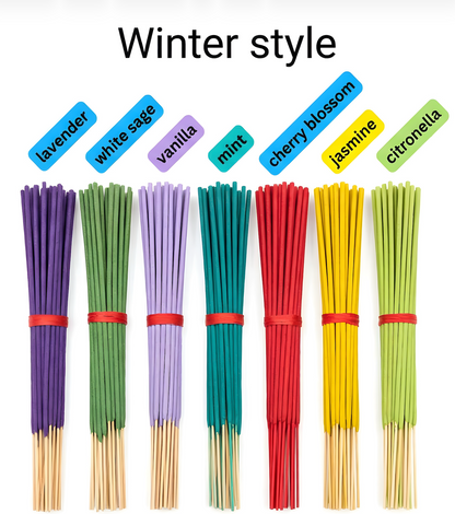 7 ensembles de 140 bâtons d'encens