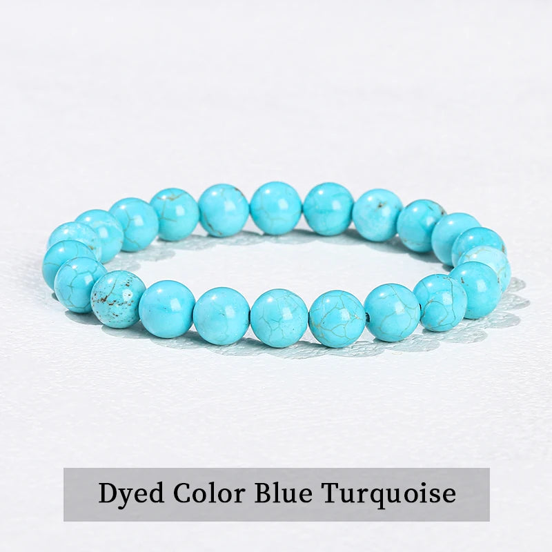 Bracelet de perles en pierre naturelle