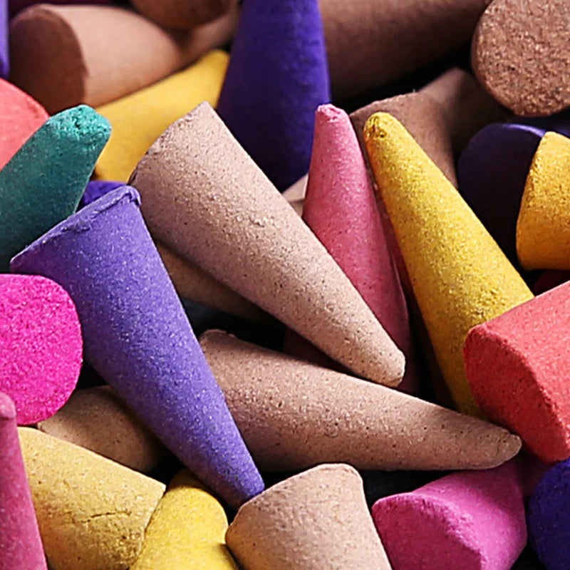 60 cônes d'encens naturels