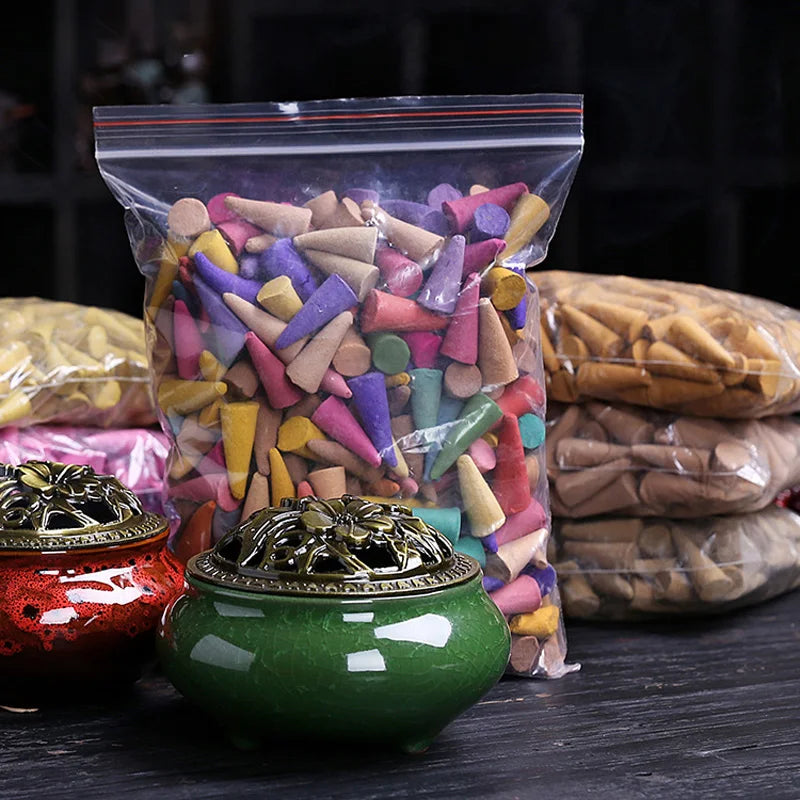 60 cônes d'encens naturels