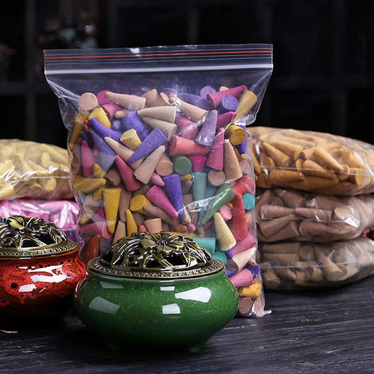 60 cônes d'encens naturels