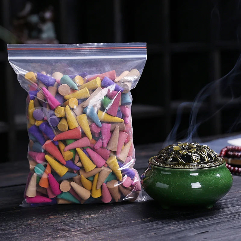 60 cônes d'encens naturels